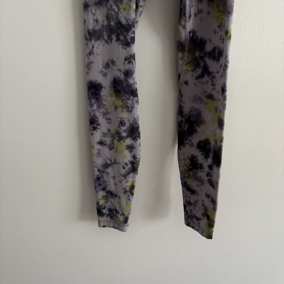 Lululemon Women 0 Radial Tie Dye Mauve Grey Multi Align High-Rise Pant 28” - Picture 3 of 10